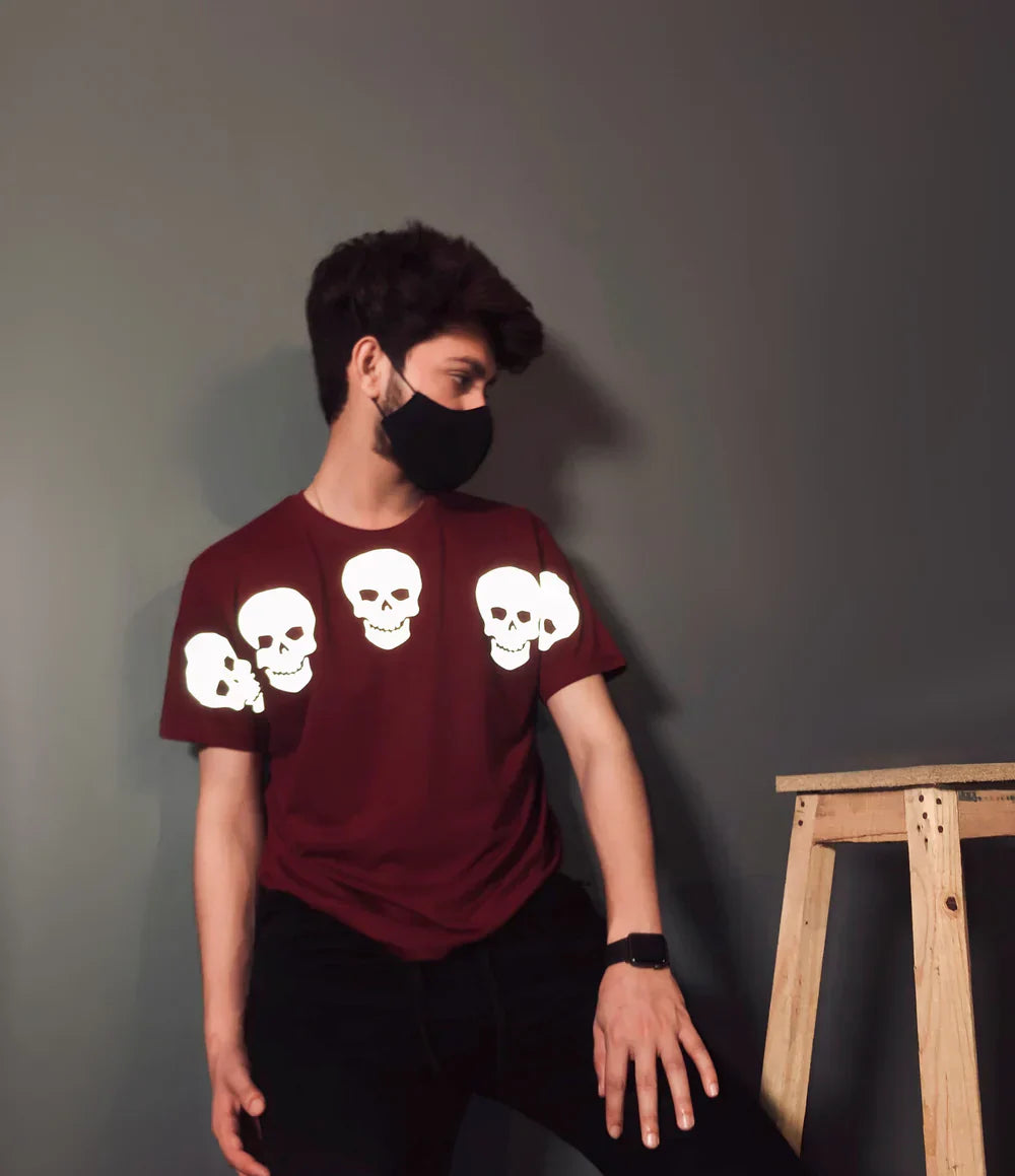 Print Graphic Tee | Skull